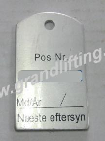 Factory Price Alloy Chain Sling Tags