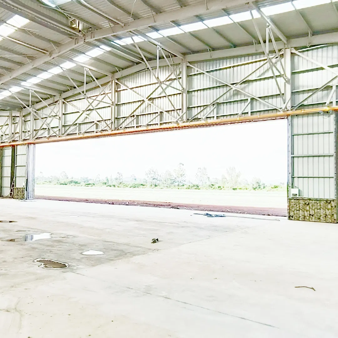 Customizable Large Prefabricated Steel Airplane Hangars for Sale