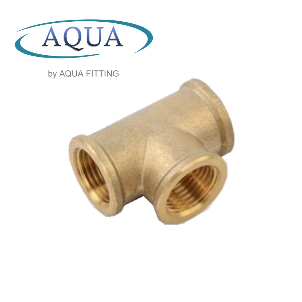 Thread Brass Fitting High Quality Brass Adaptor Tee Pipe Fitting
