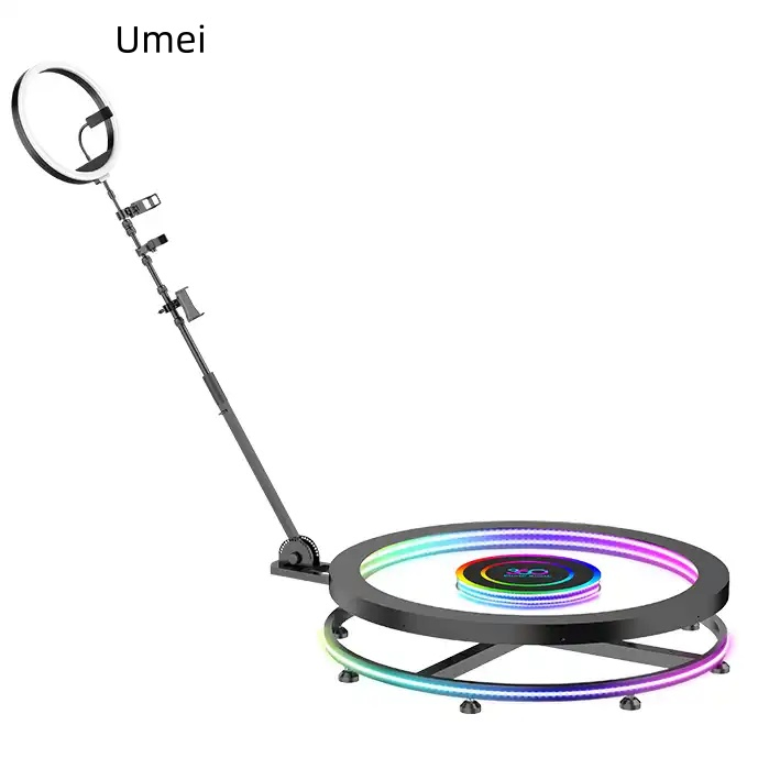 Фотобокс с вращающейся камерой Portable Wedding Logo 360