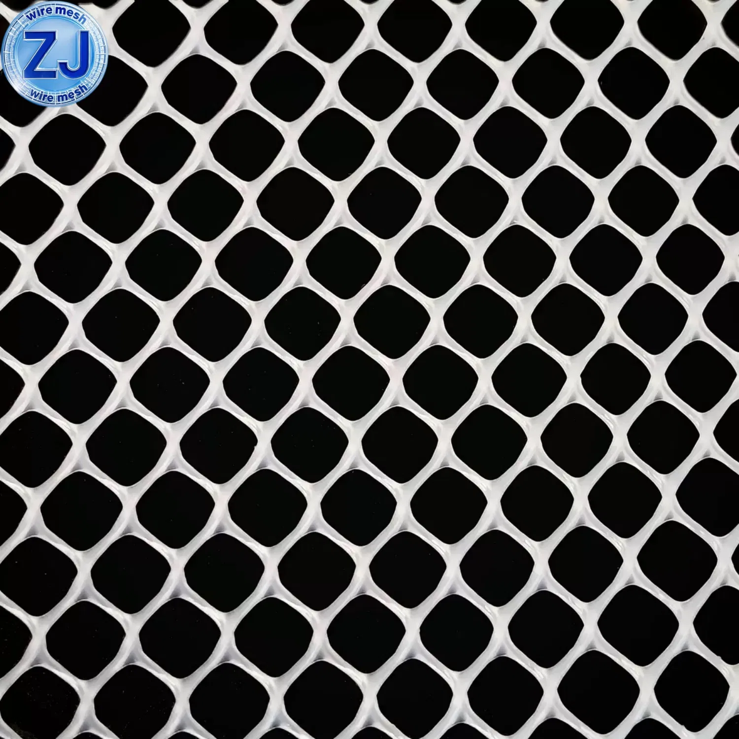 White and Green Plastic Flat Breeding Mesh HDPE Net for Chicken Bird Quail Poultry Farming