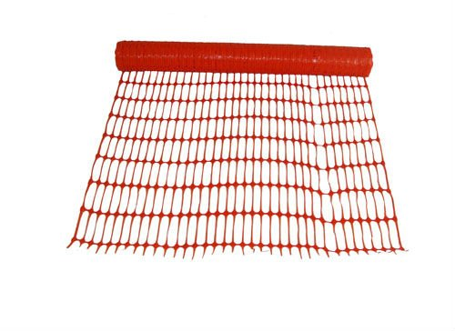 High-Visibility Orange Warning Barrier Mesh for Outdoor Use