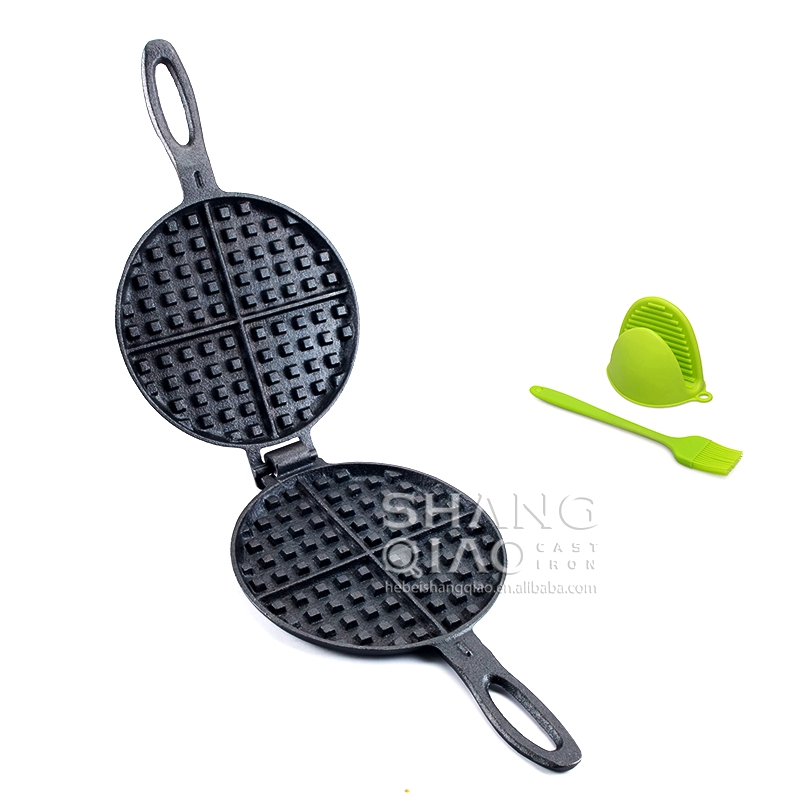 Чугунная вафельница Old Fashion для плиты, 17 см