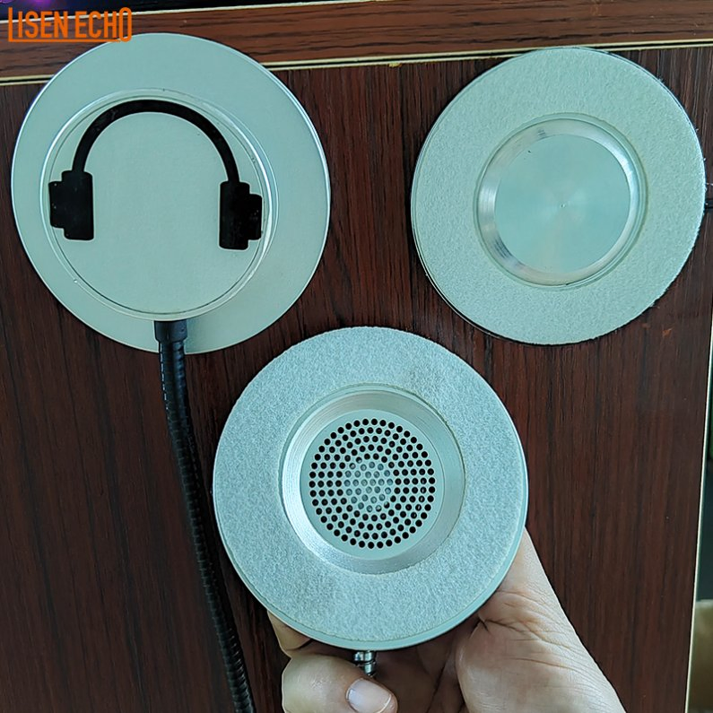 Automatic Play Single Cup Headset Speakers Magnetic Hanger for Exhibitions and Museums