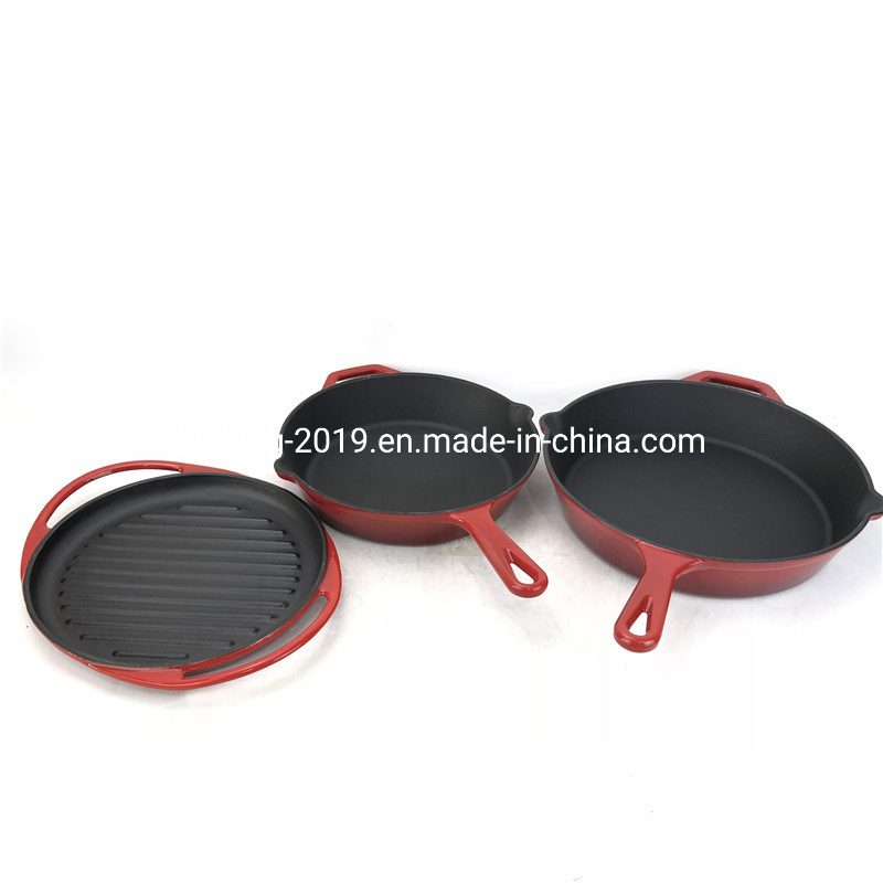 Cast Iron Kitchenware Casserole Enameled Colored Cast Iron Cookware