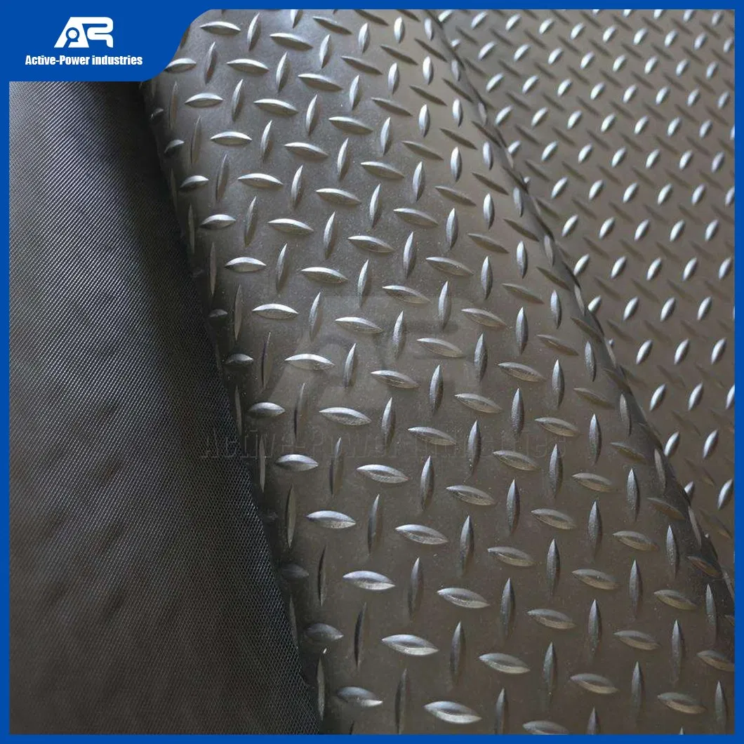Active-Power Industries Rubber Sheet Floor Distributor China Willow/Diamond/Checker Rubber Flooring