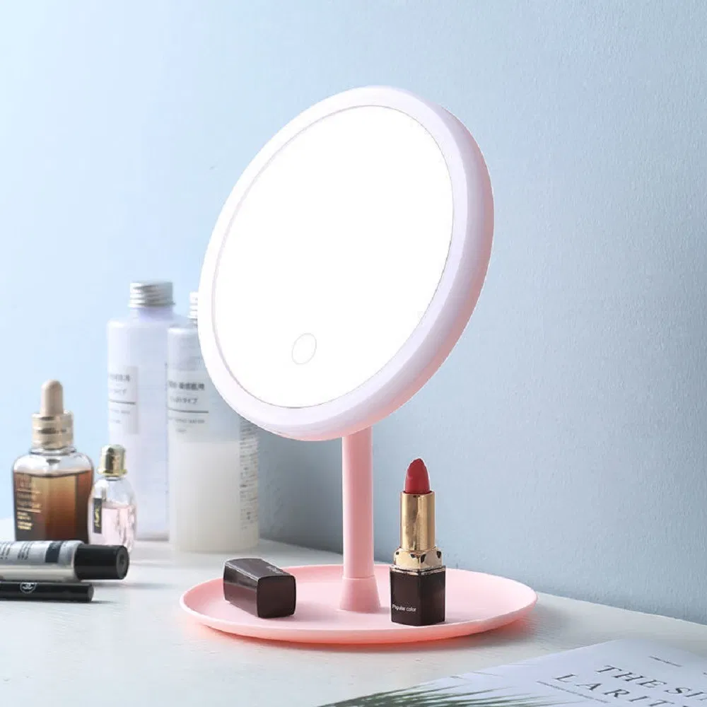 Rechargeable Adjustable Vanity Makeup Mirror with LED Light Mi17682