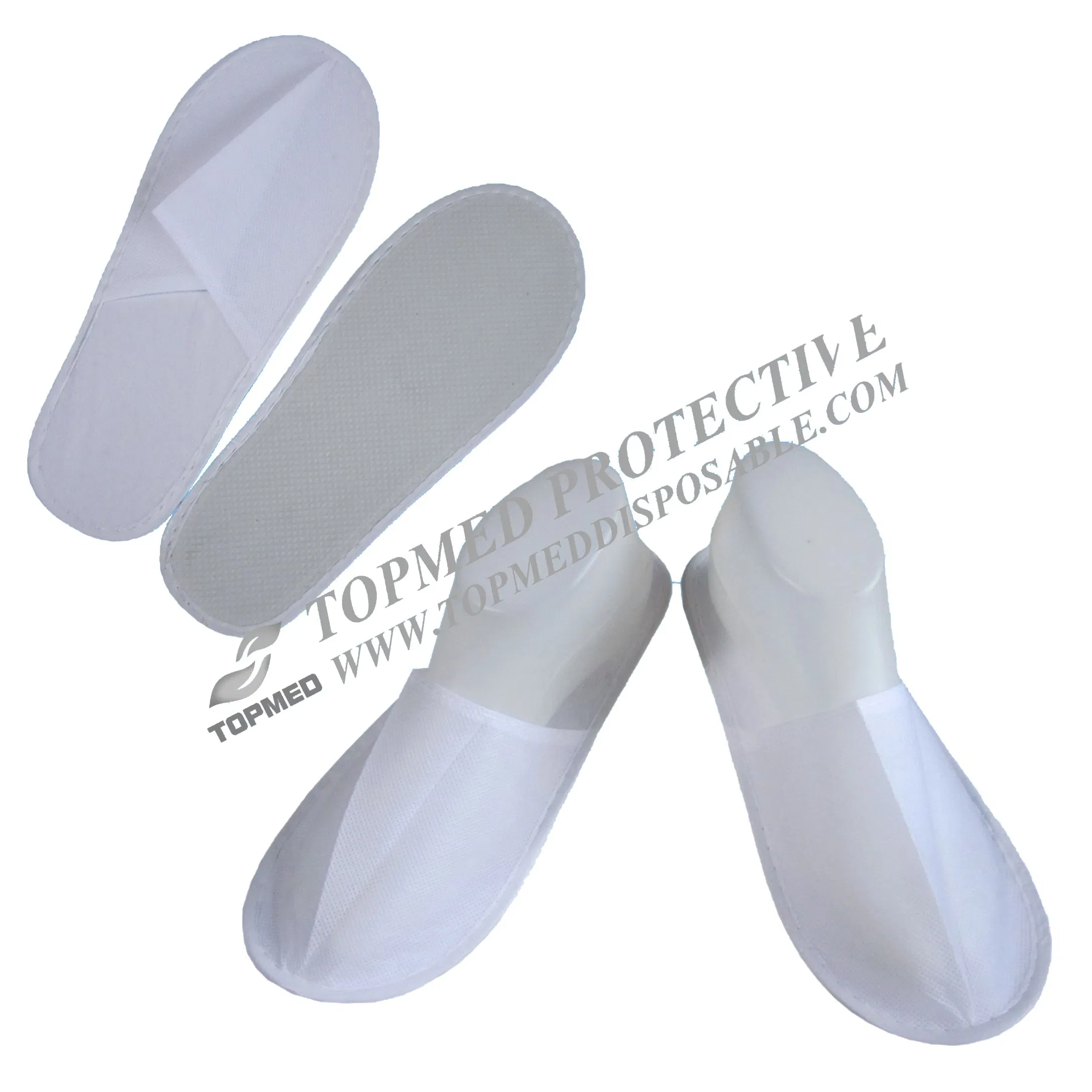 High Quality Disposable Nonwoven Slippers Hotel Slippers with Customized Logo