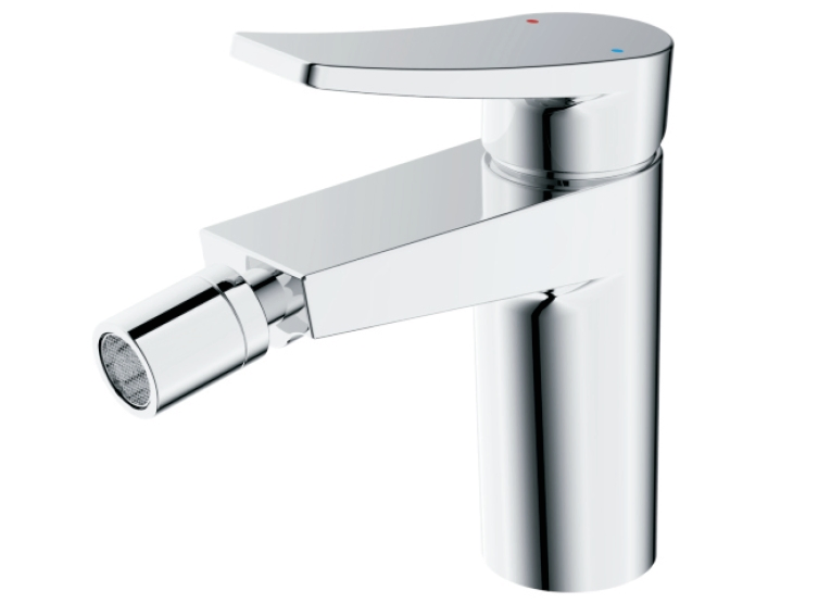 Brass Sink Faucet Polished Chrome European Style Single Handle One Hole Kitchen Mixer