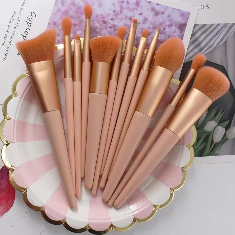 Fashionable Personalized Wooden Handle Make up Brush Private Label Cosmetic Makeup Brush Set