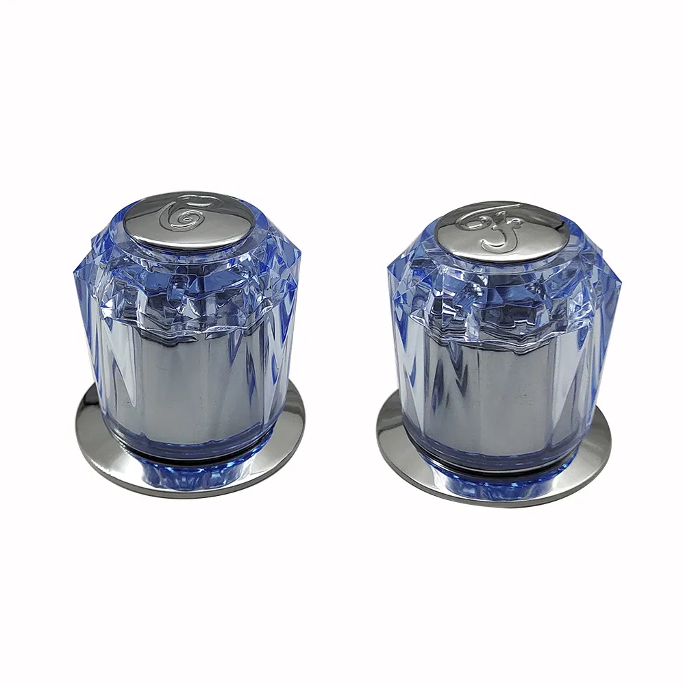 Стильная ручка для душевого смесителя Blue Acrylic