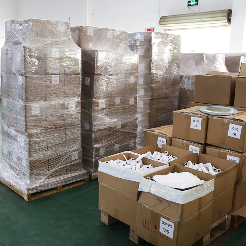 Thermal Printer Labels Stickers Self Adhesive Rolls Paper for Price Tags with Barcode Sticker Packaging Label Supply Southeast Asia Blank Label 100X100mm100X150