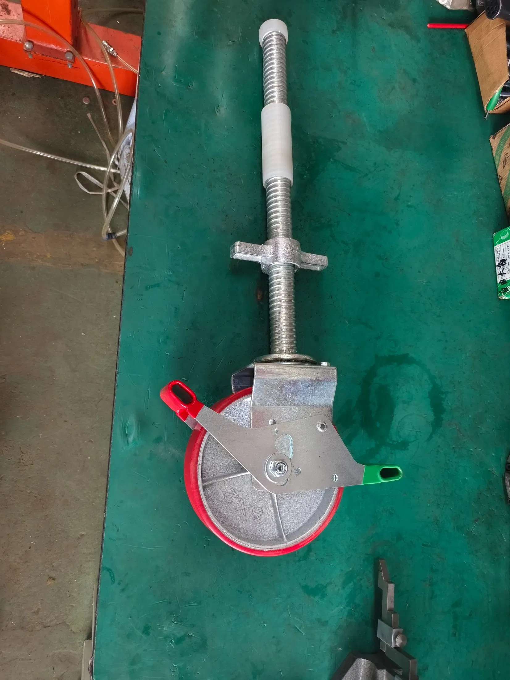 Adjustable Scaffolding Castor Wheel with Jack 38*500mm