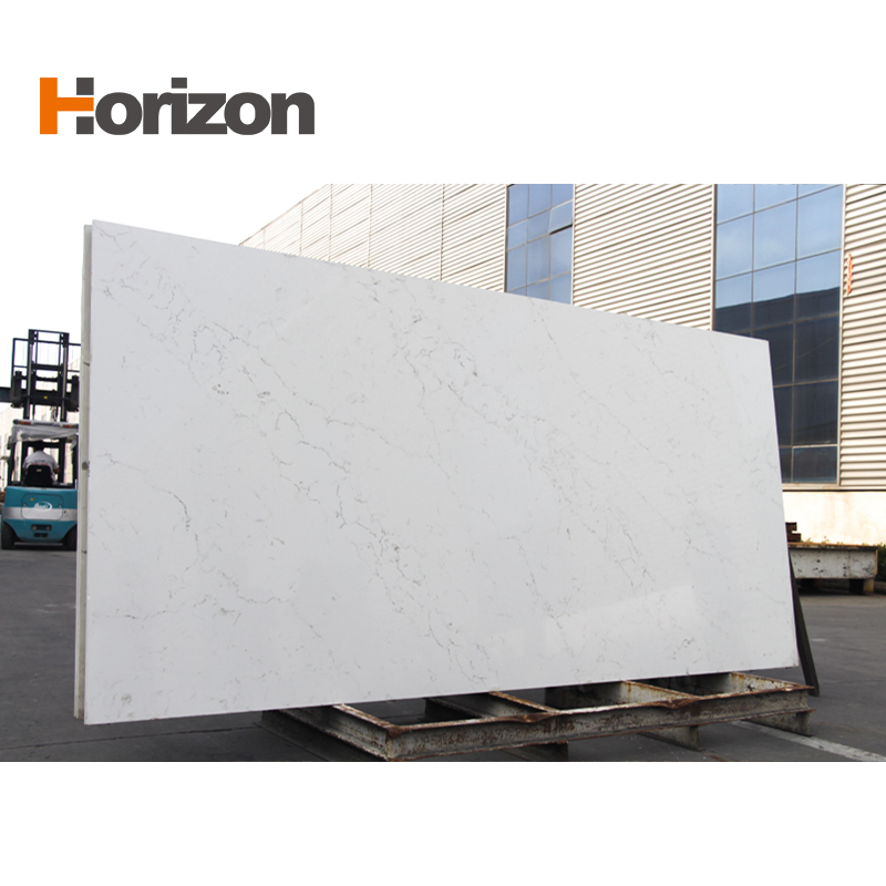 Top Selling Artificial Quartz Stone Calacatta Gold Statuario Marble Countertop Building