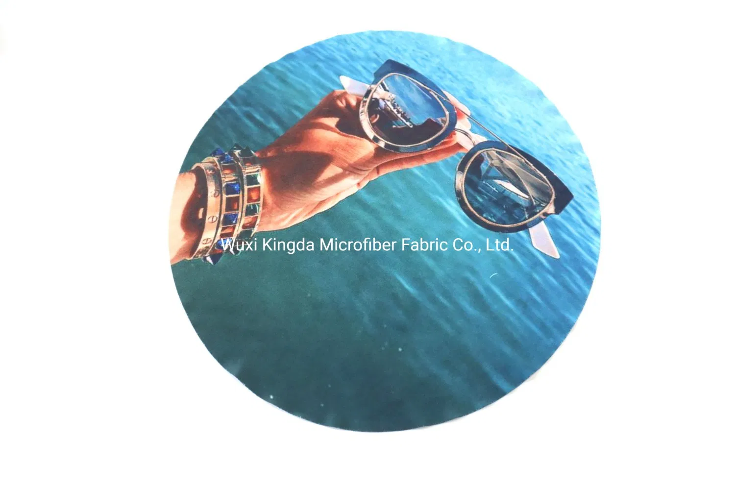 Customized Round Microfiber Cleaning Cloth of Various Sizes