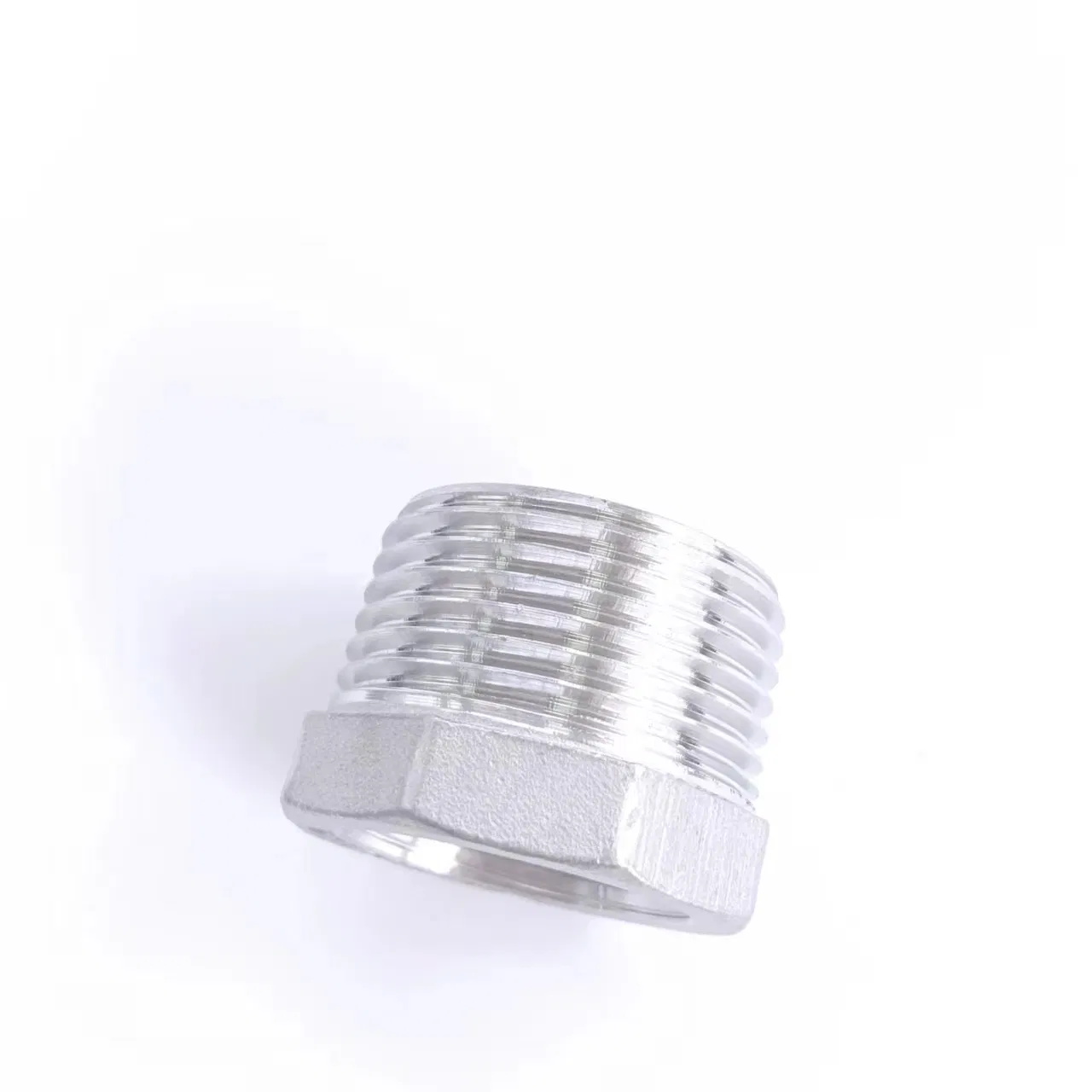 304 Industry Stainless Steel Thread Hexagon Bushing 1 1/2*3/4