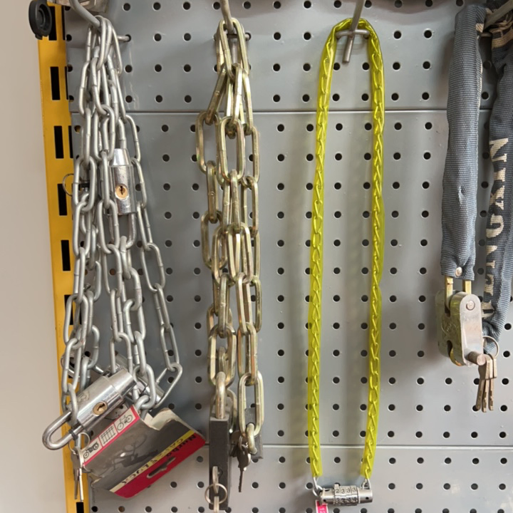 Long Chain Lock Bike Lock