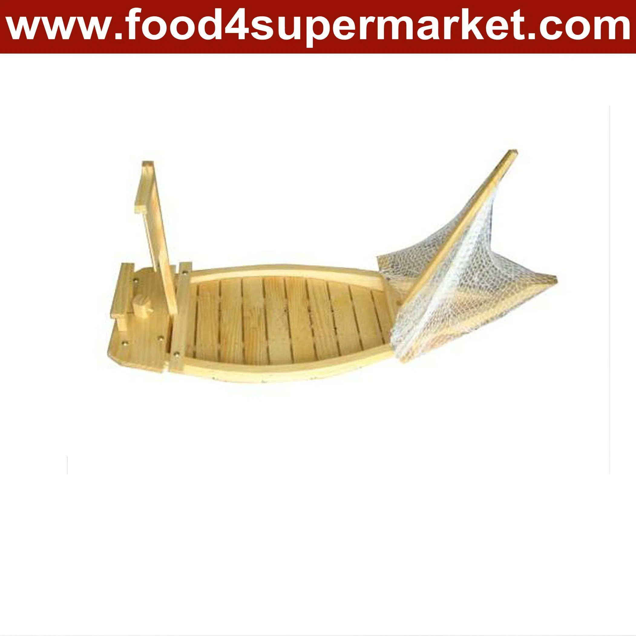 Bamboo & Wood Sushi Boat 90cm