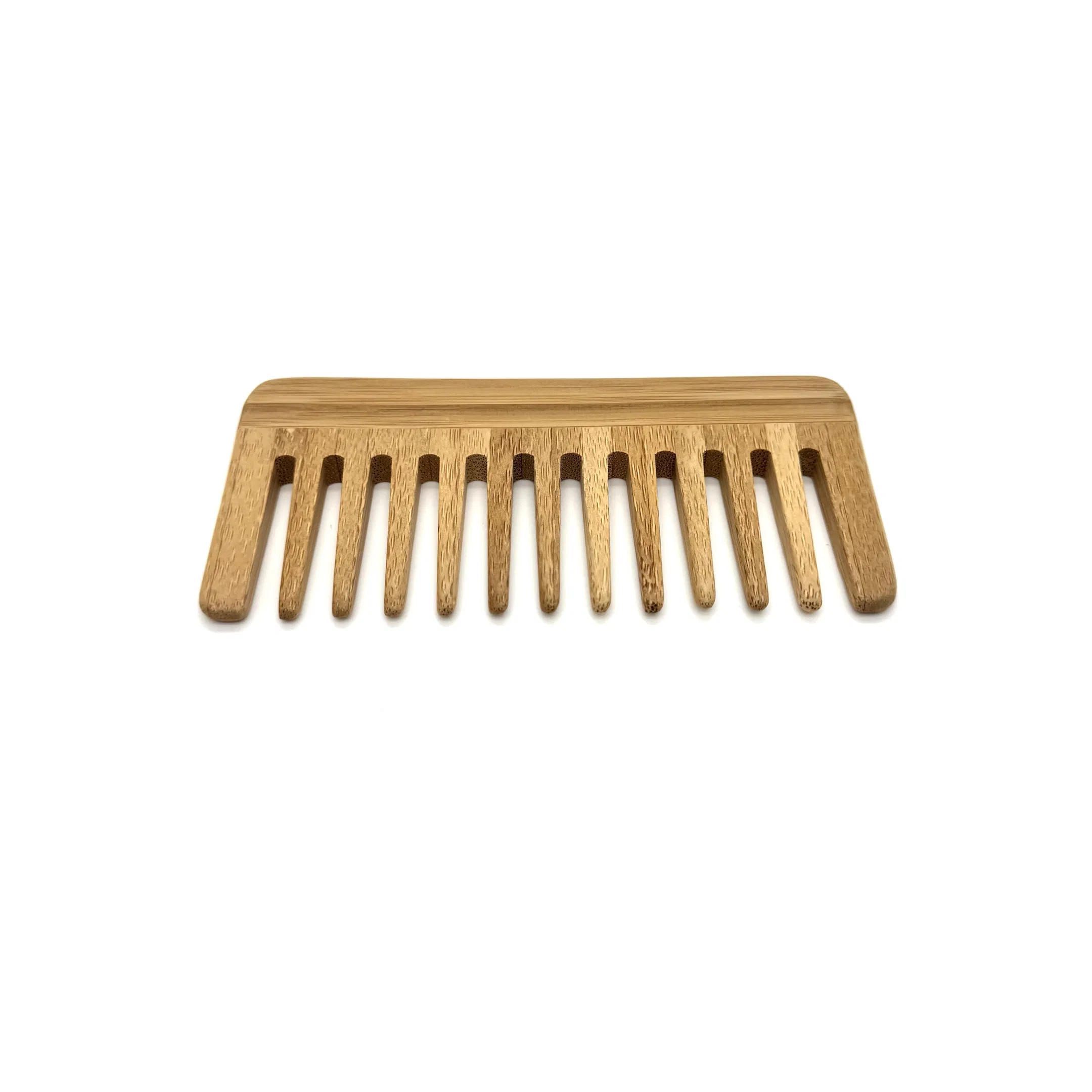 Environmentally Friendly Laser Engraved Logo Right Angled Wooden Comb 07