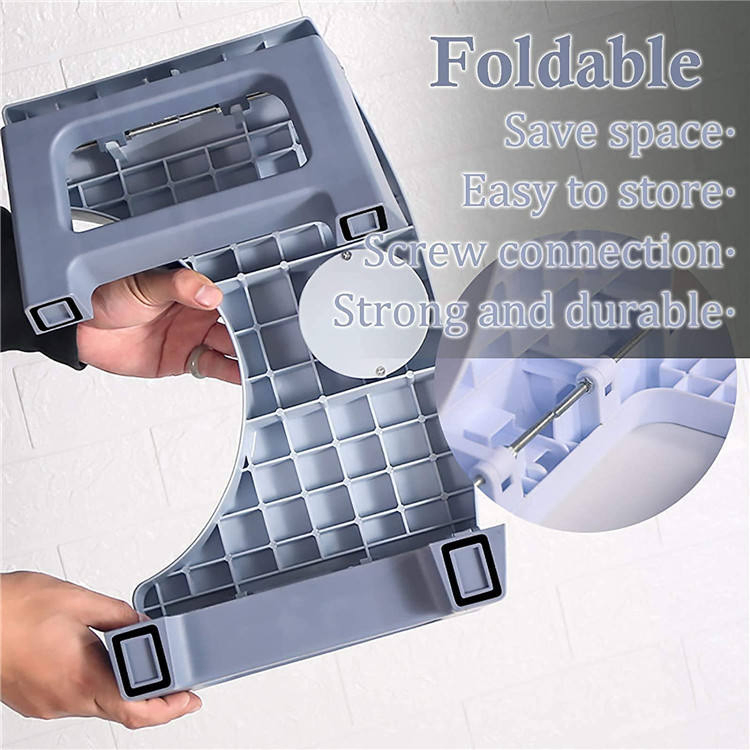 Adults Children Plastic Portable Squatting Bathroom Poop Toilet Collapsible Step Folding Stool