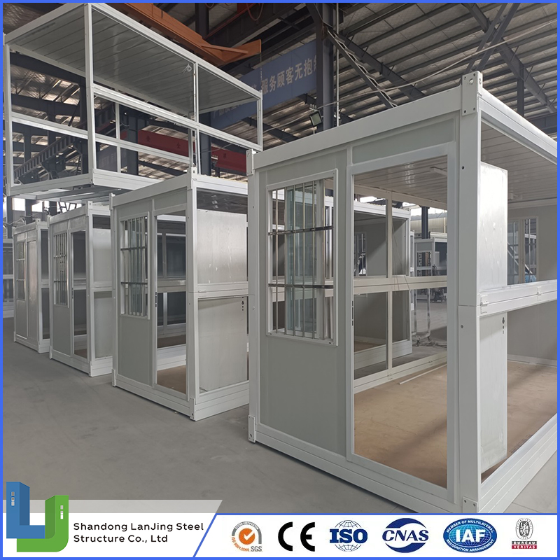 Mobile Foldable Container Preinstalled Electrics Steel Building Home for Sale