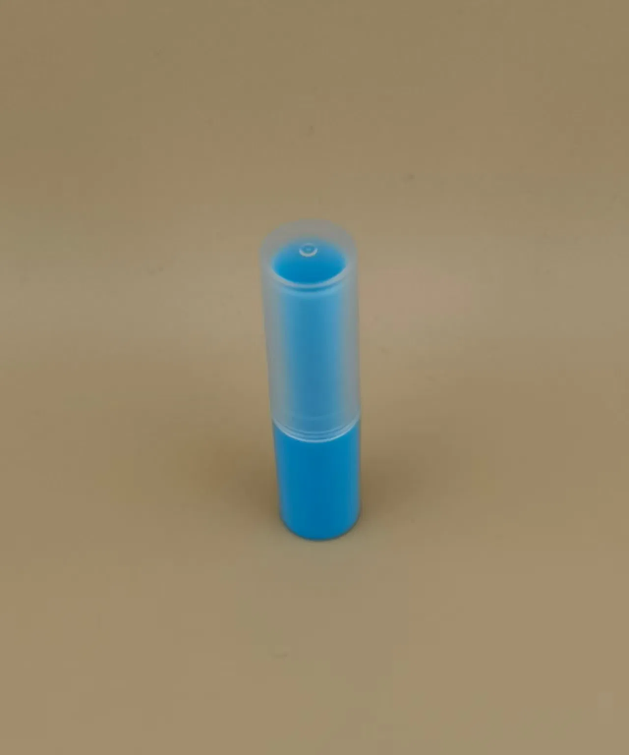 Blue Small Lip Balm Packaging with Clear Matte Smooth Lid for Lipsticks