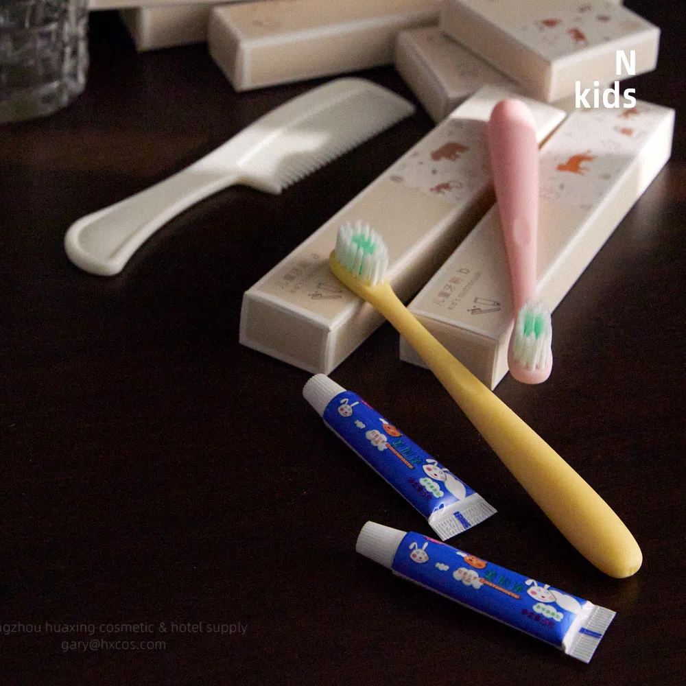 Premium Hotel Amenity and Disposable Hotel Toothbrush Toothpaste with Private Logo and Custom Hotel Supply Set