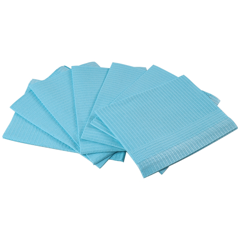 High Quality Disposable Waterproof Water Absorption Table Film Dental Bibs
