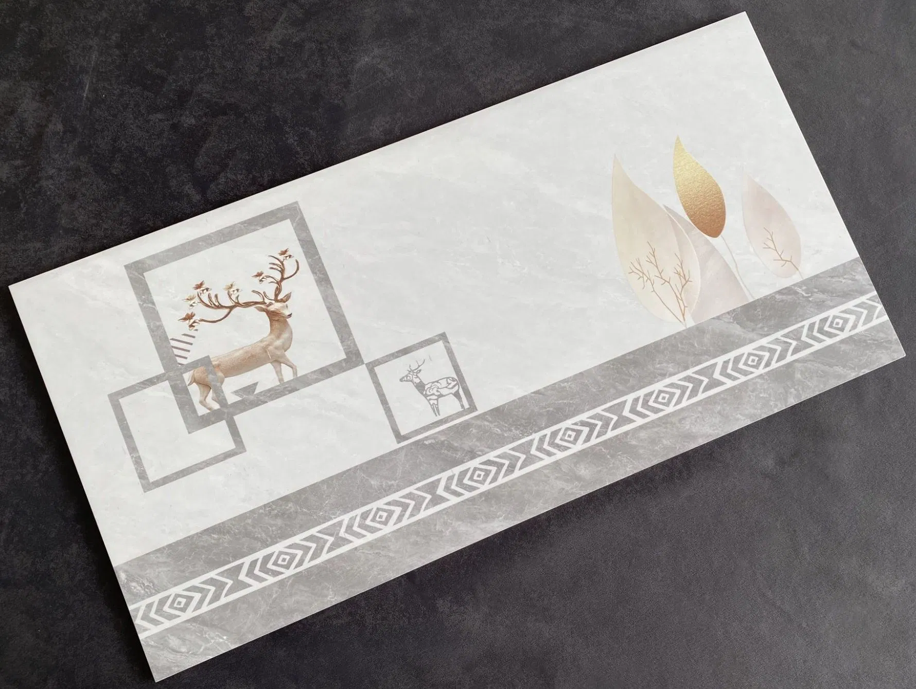 China Marble Vintage Inkjet Printing Polished Porcelain Glazed Tile for Modern Home Wall Ceramic Exterior Wall Tile 30X60