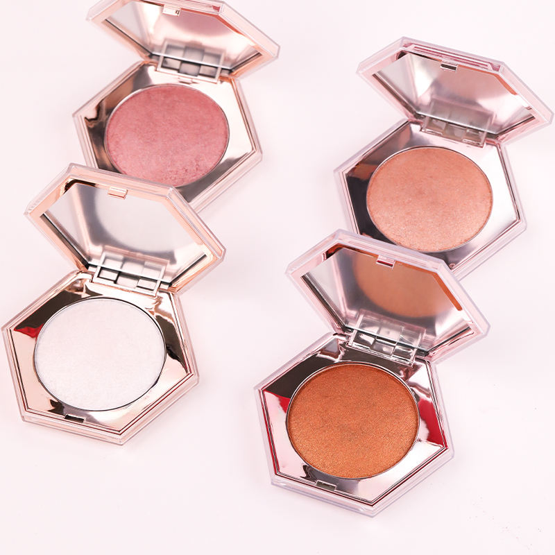 Ty New Arrival Jelly-Like Bouncy Powder Diamond Body Highlighter Vegan Shimmer Crystal-Coated Finish Makeup Highlighter