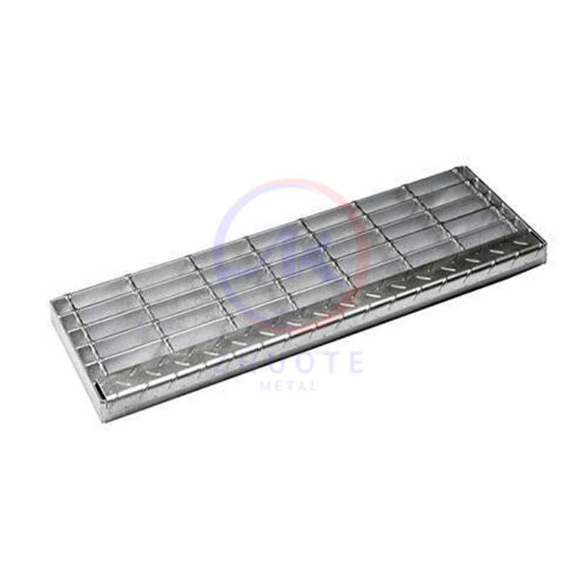 Serrated Stair Tread with Anti-Slip Safety Feature