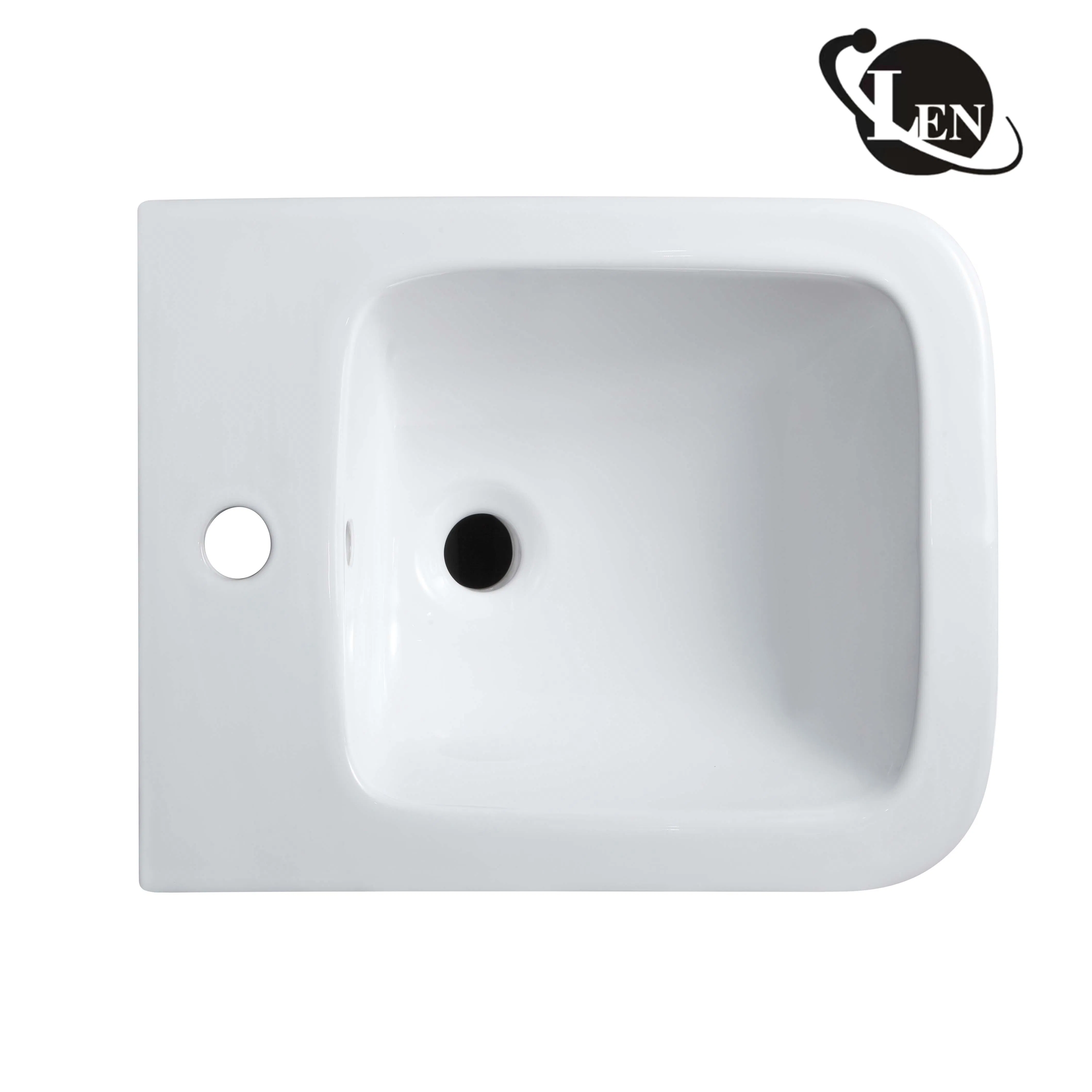 Керамическая подвесная раковина Gloss White