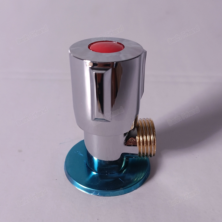 Toilet Angle Valve Single Outlet Copper Bathroom Fittings 1/2 Water Stop Valve Sanitary Ware Bathroom Angle Valves