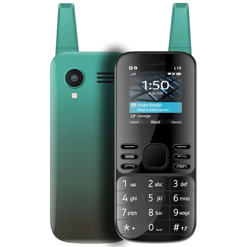 Кнопочный телефон Sleek 2G с долгим временем работы