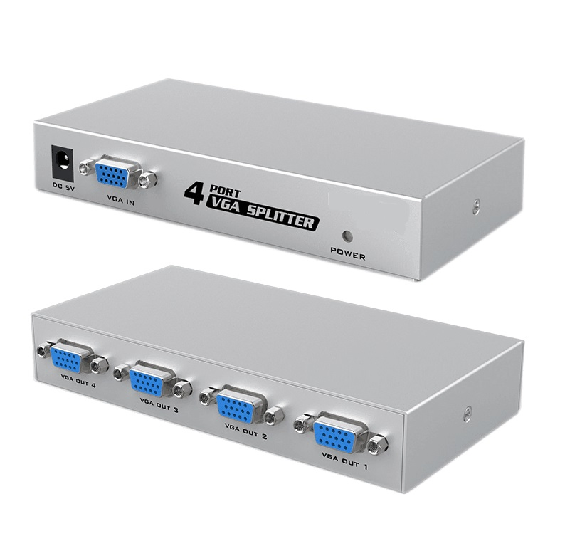 150MHz 4 Ports VGA distributor Splitter 1 in 4 out