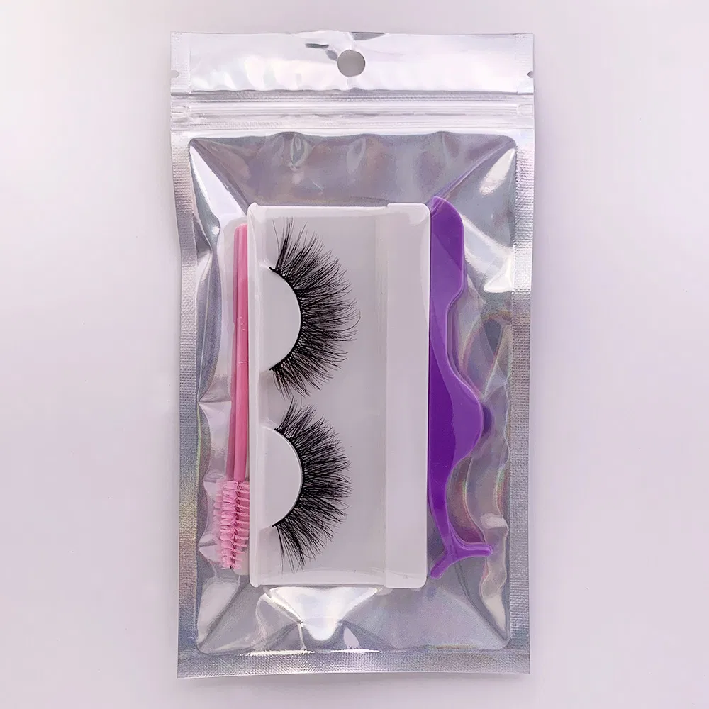 Wholesale Faux Mink Lashes with Eyelash Brush and Tweezers