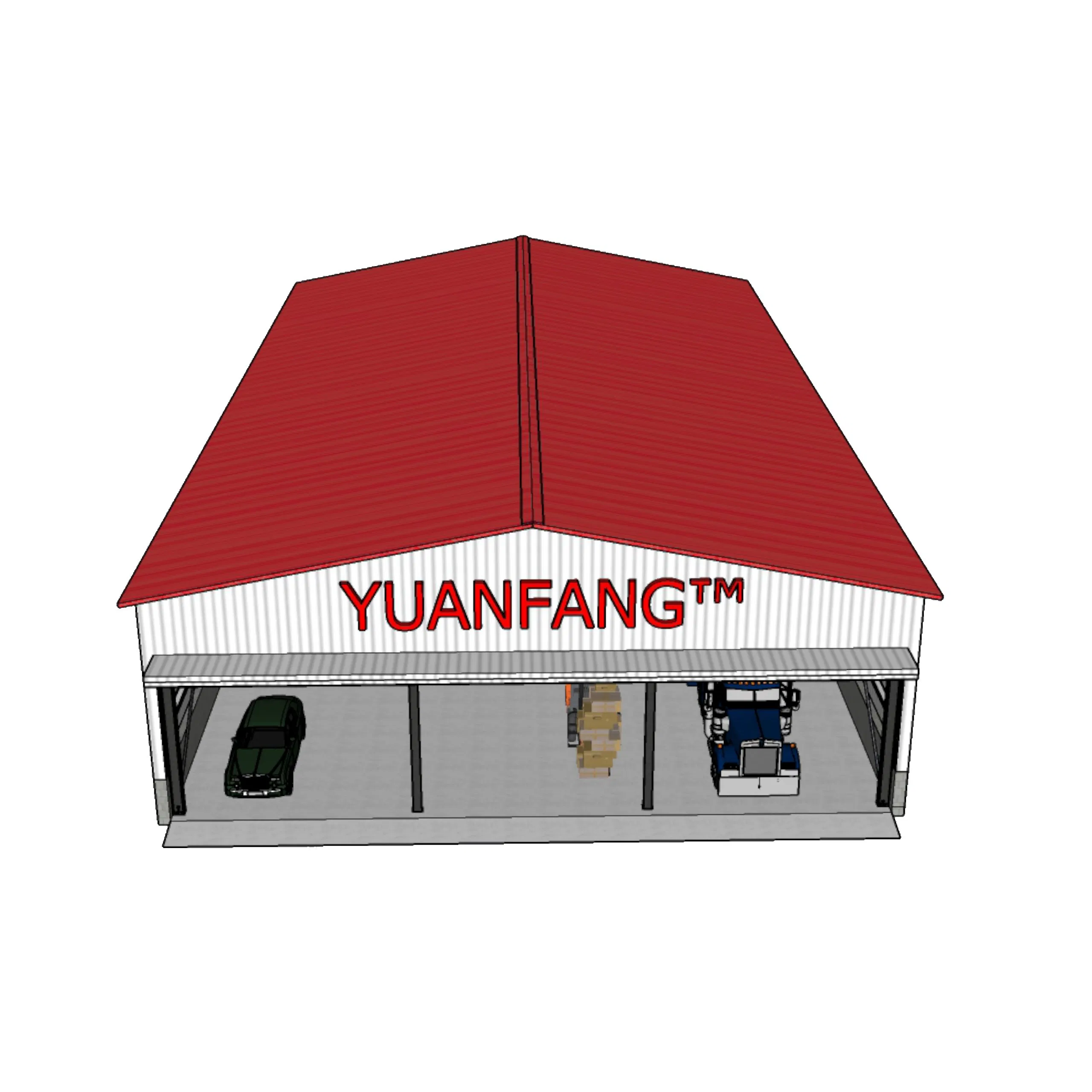 Pre-Engineered Metal Building Material Kits Prefabricated Middle Size Light Steel Structure Factory Warehouse