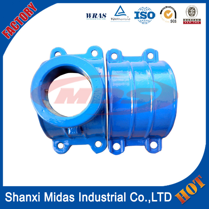 Cast Iron 250mm Pipe Saddle Clamp for PVC Pipe/ PE Pipe