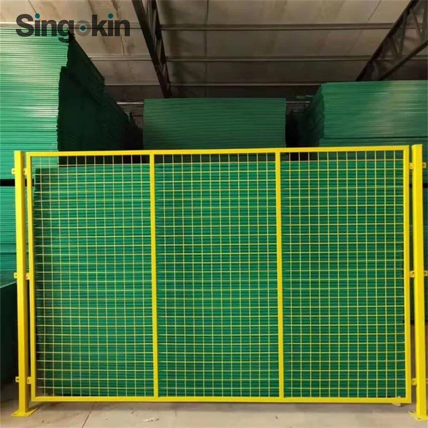 Galvanized Steel Framed Wire Mesh Fence for Workshop Partitions