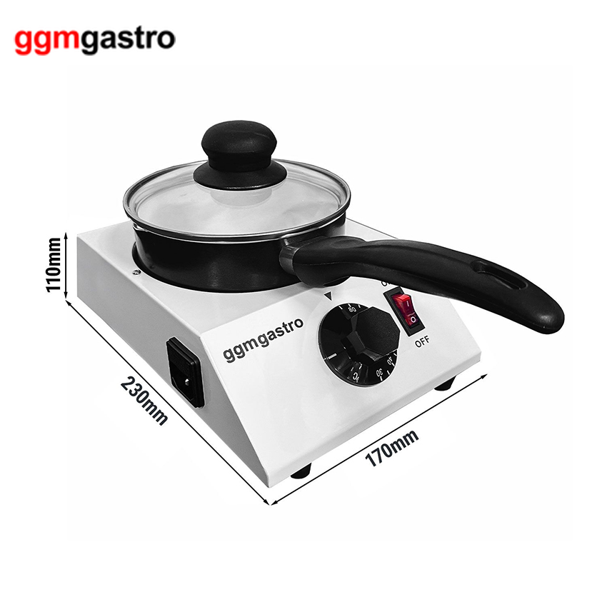 Electric Versatile Chocolate Melting Pot for Home and Professional Use