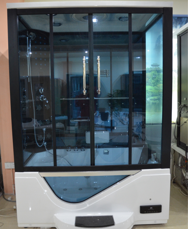 Hot Sale Multifunction Bathroom Glass Steam Shower Room Cabin Tub Glass Whirlpool Steam Shower Room