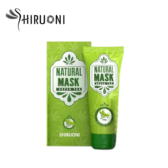 Private Label Factory Organic Hydrating Green Tea Mud Mask Acne Treatment Facial Clay Mask