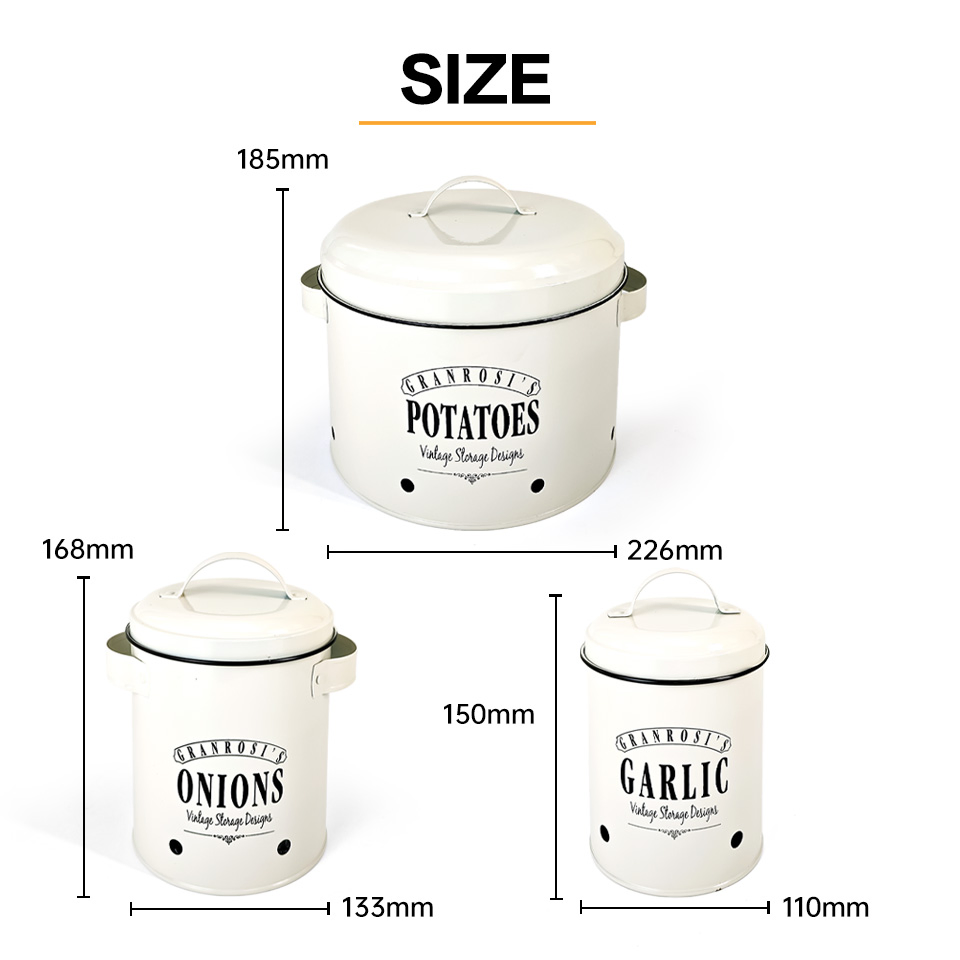 Металлическая банка для хранения продуктов Luxury Food