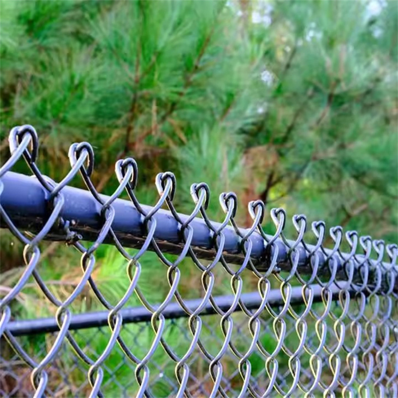 PVC Coated Chain Link Garden Fence Steel Factory Wire Mesh Outdoor Fences Hot Sale