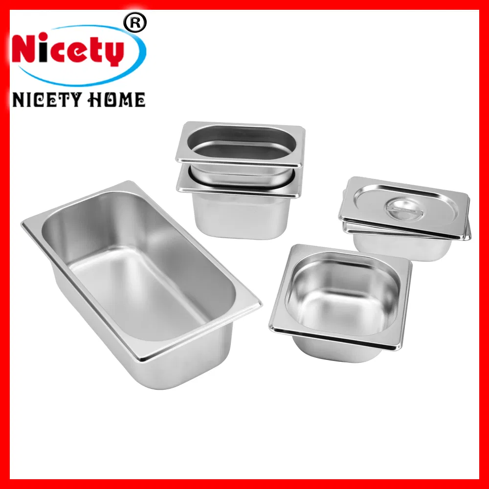 Large Capacity Stainless Steel Buffet Plate Food Sorting Basin Storage Container Serving Plate