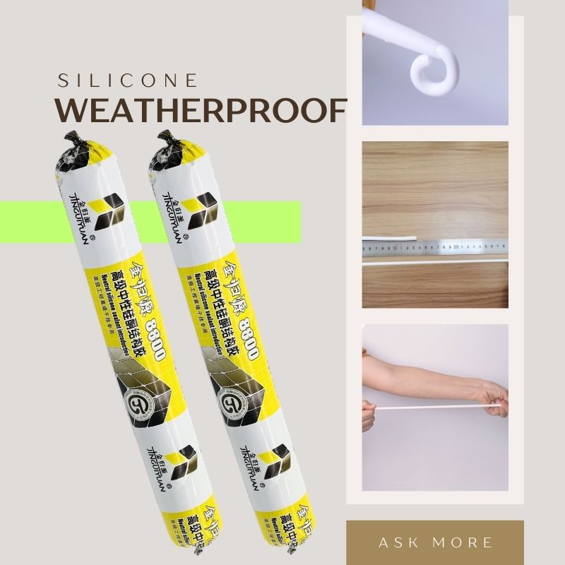 Topsen 8800 Oil-Free 100% Silicone Structural Glazing Sealant for Facade Bonding