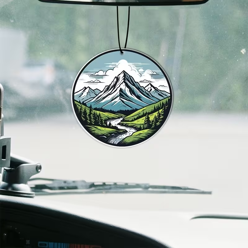 Promotional Gifts Customized Logo Paper Hanging Car Air Fragrance Cards Air Freshener Long Lasting Scents