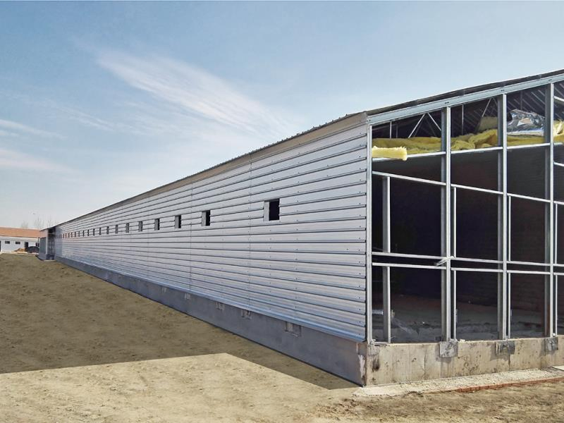 Light Steel Structure Poultry Farming Customizable Chicken House Design Commercial Prefabricated Steel Structures Garage Shed Chicken Coop