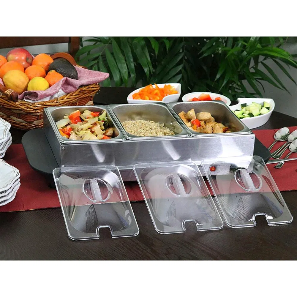 High-Quality Stainless Steel Roll-Top Chafing Dish/Buffet Food Warmer