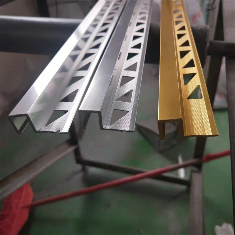 Decorative Metal Brass Stainless Steel Carpet Edge Trim Marble Tile Trim